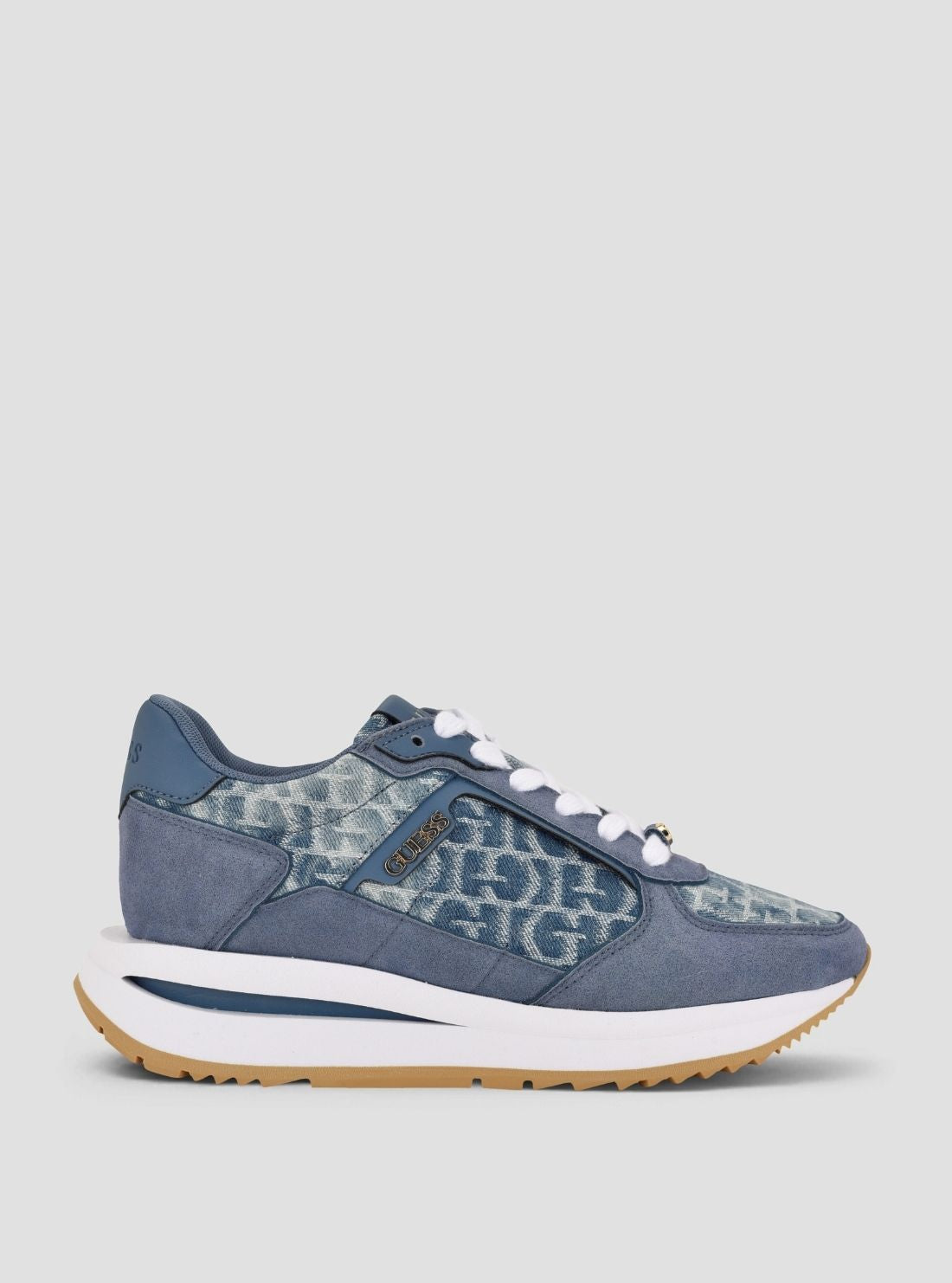 GUESS Footwear Dark Blue Energy Sneakers ENERGY6 Side View1
