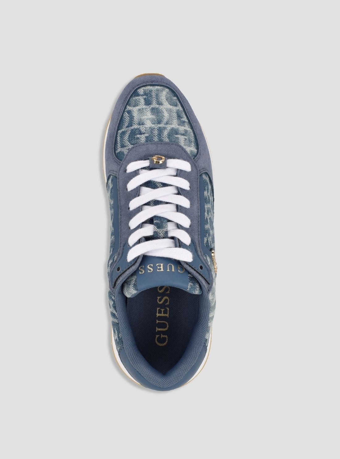 GUESS Footwear Dark Blue Energy Sneakers ENERGY6 Top View