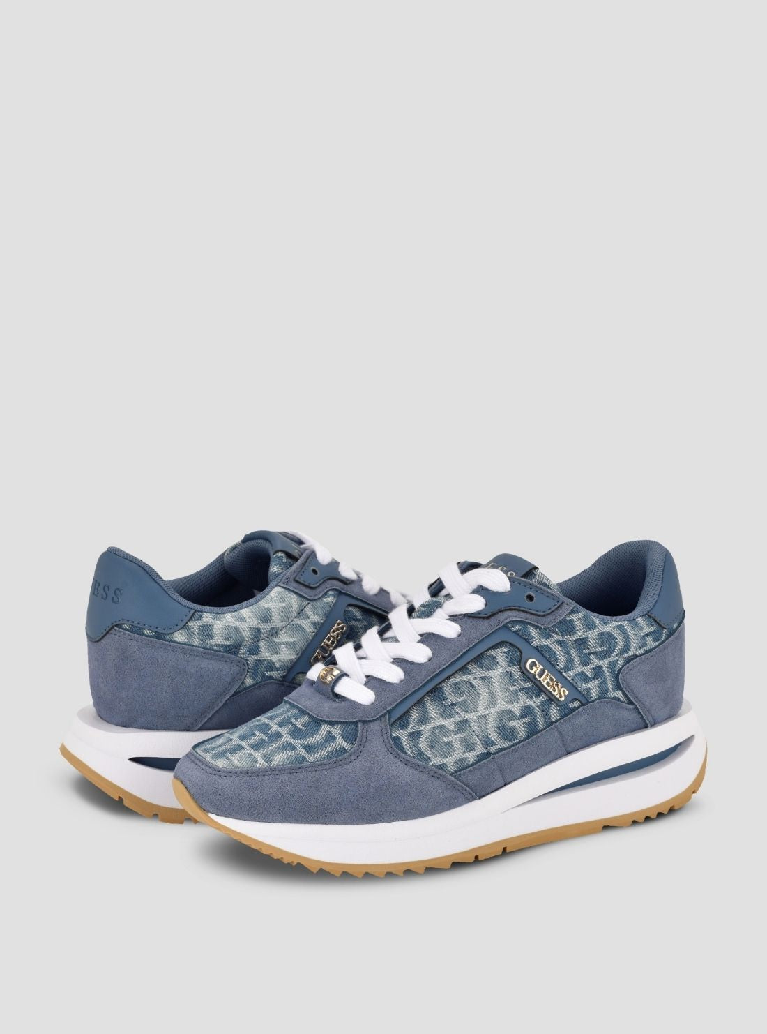 GUESS Footwear Dark Blue Energy Sneakers ENERGY6 Front Side View