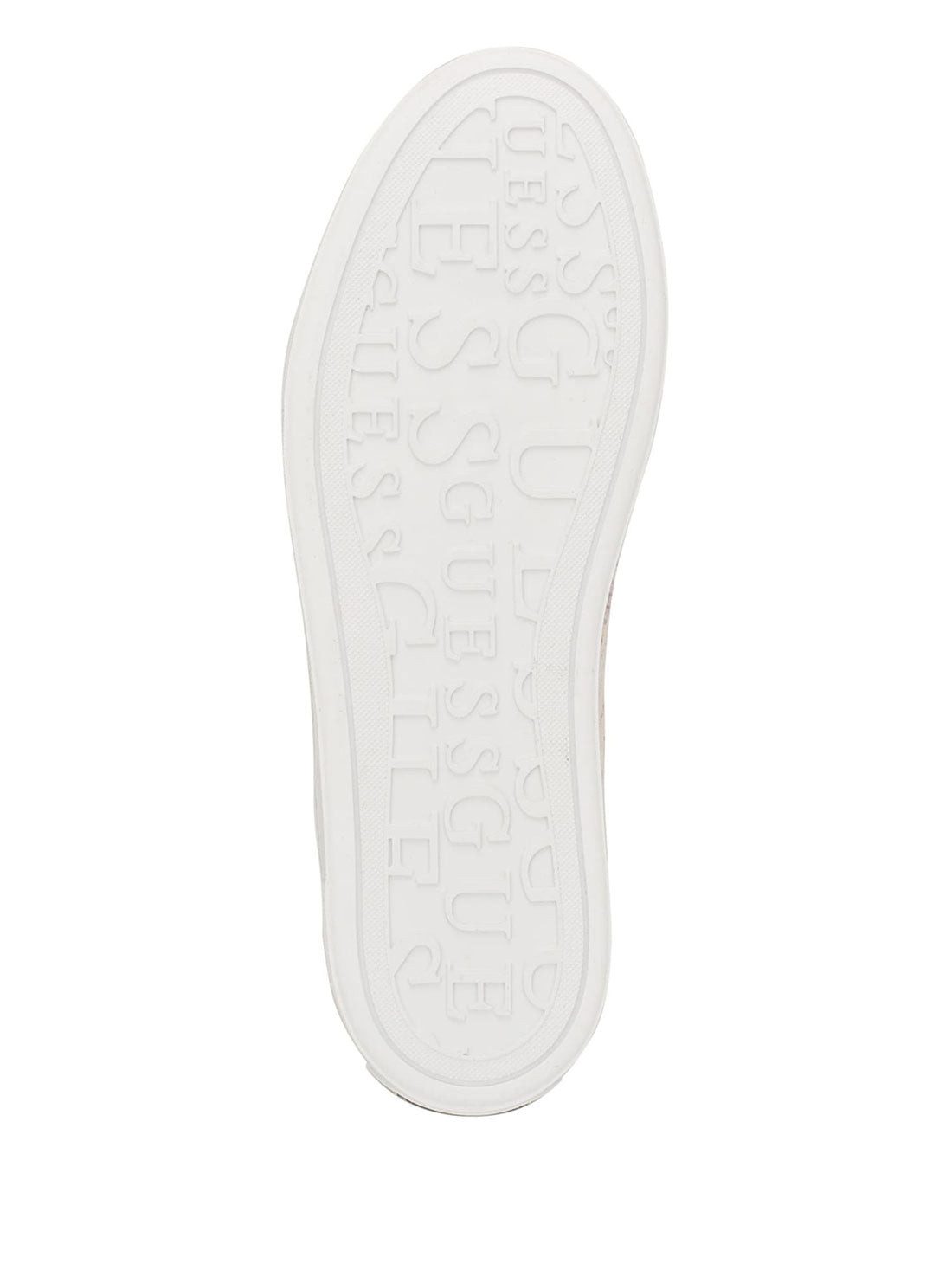 GUESS Pink Logo Low-Top Sneakers sole view