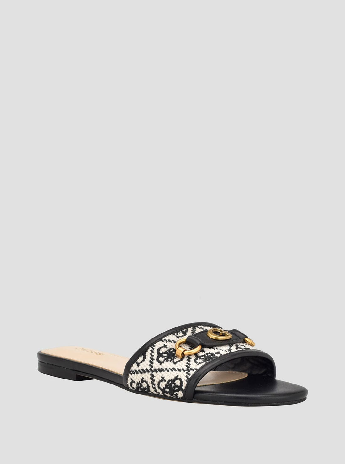 Guess slides black and white Clearance