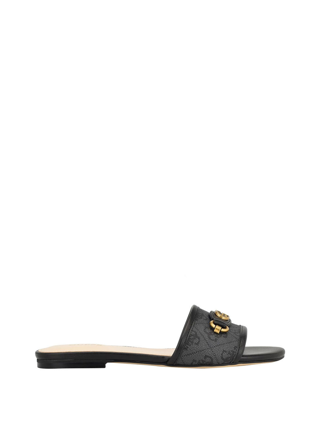 Black Logo Hammi Slide Sandal