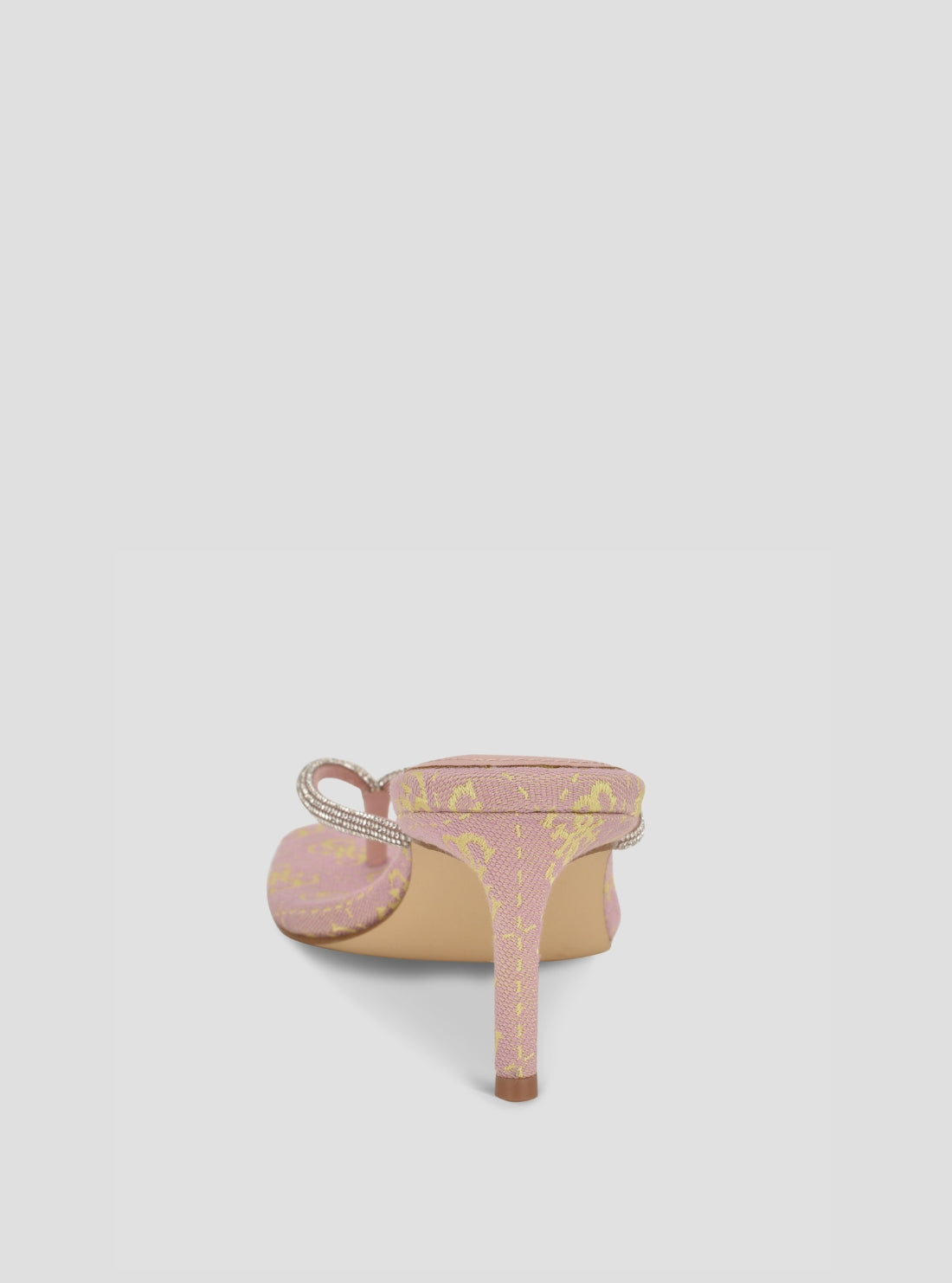 GUESS Footwear Pink Logo Mayan Heeled Sandals MAYAN Back View
