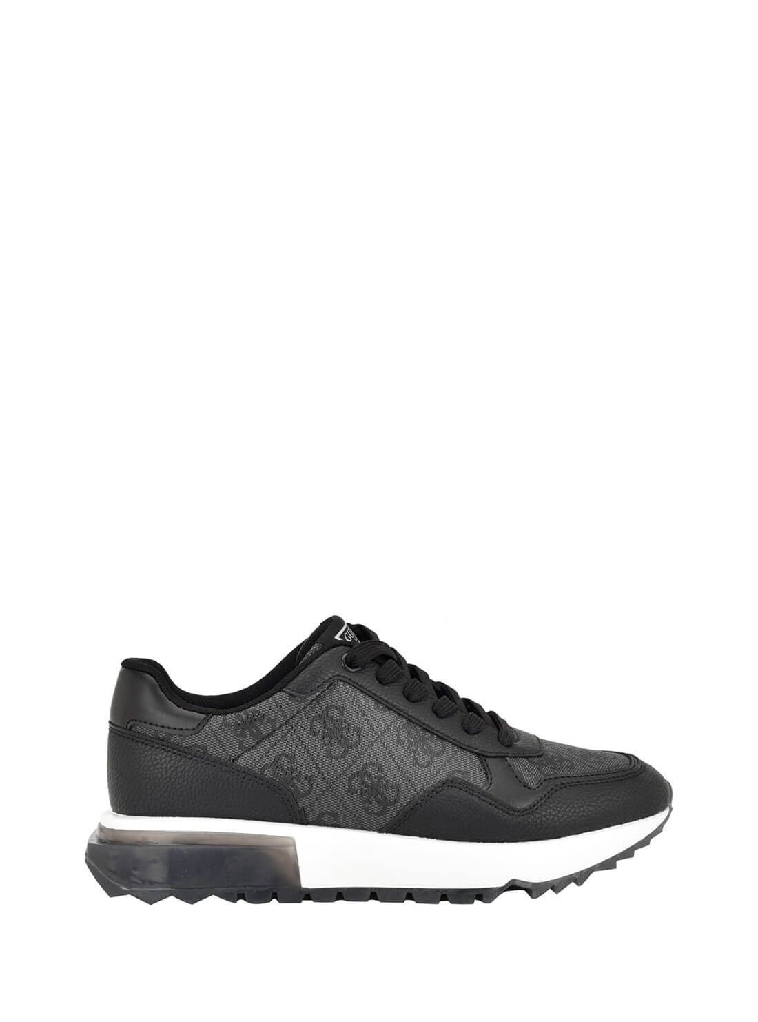 Black Melany Sneakers | GUESS Women's Shoes | side view