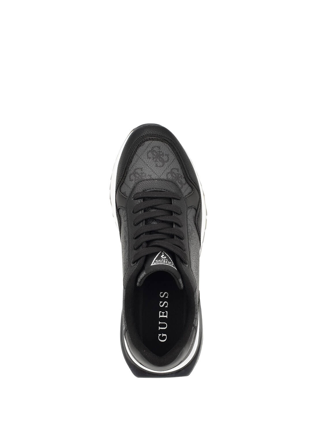 Black Melany Sneakers | GUESS Women's Shoes | top view