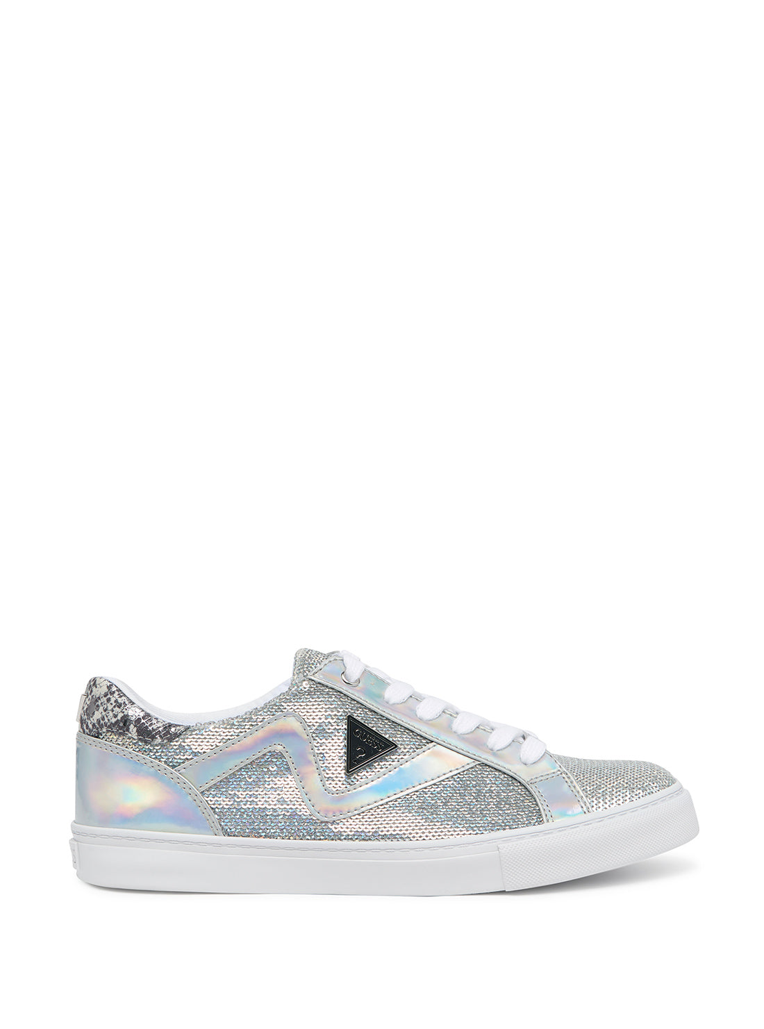 Guess women's sales silver sneakers