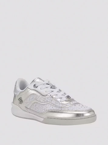 Silver Pritie Low-Top Sneakers