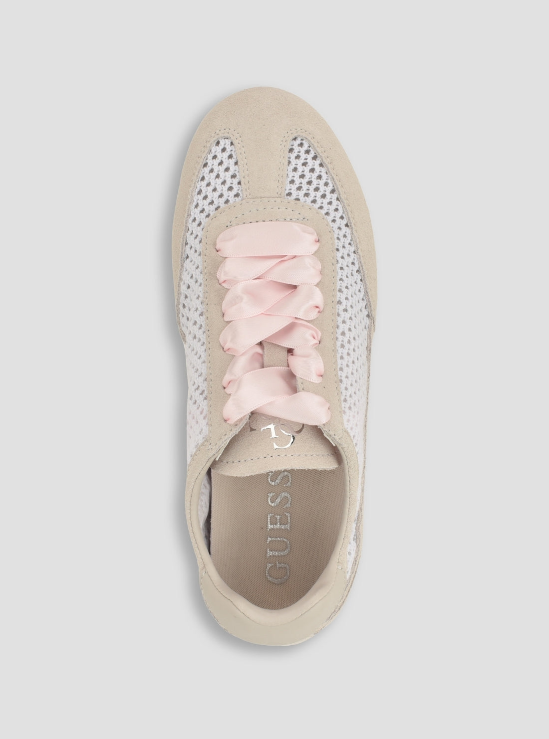 GUESS Footwear White Releve Sneakers RELEVE Top View