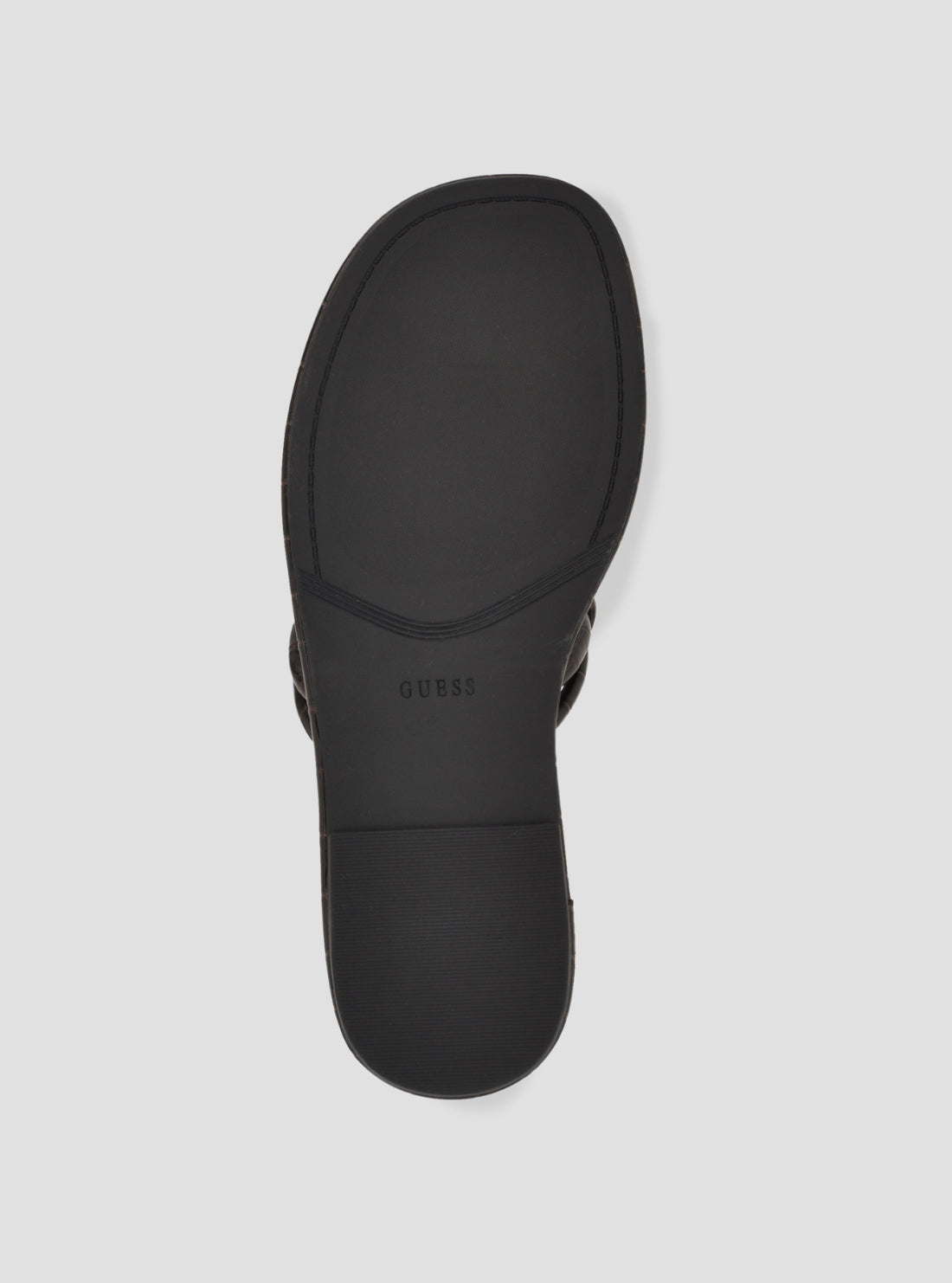 GUESS Footwear Dark Brown Saime Sandals GWSAIME Bottom View