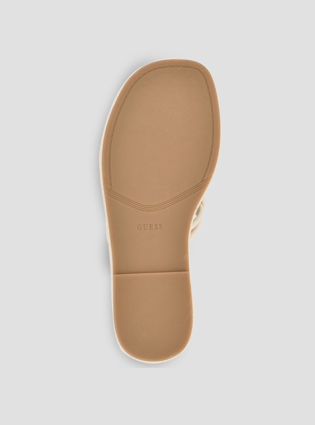 GUESS Footwear Ivory Saime Sandals SAIME Bottom View