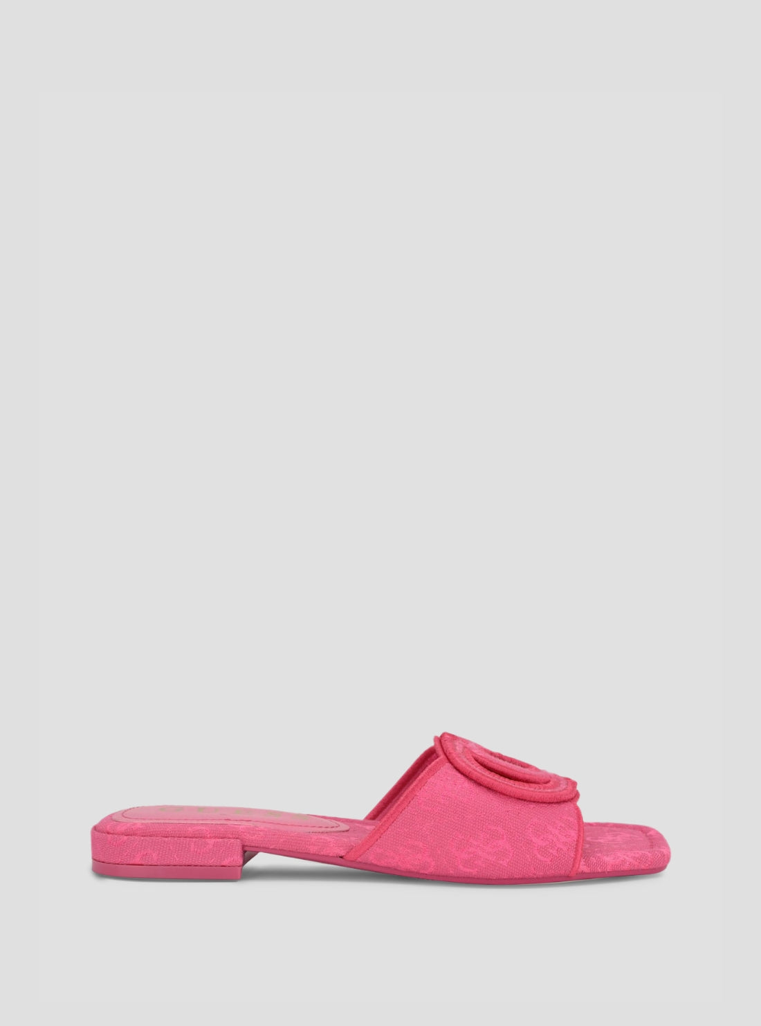 GUESS Footwear Pink Tarishae Slides TARISHAE Side View