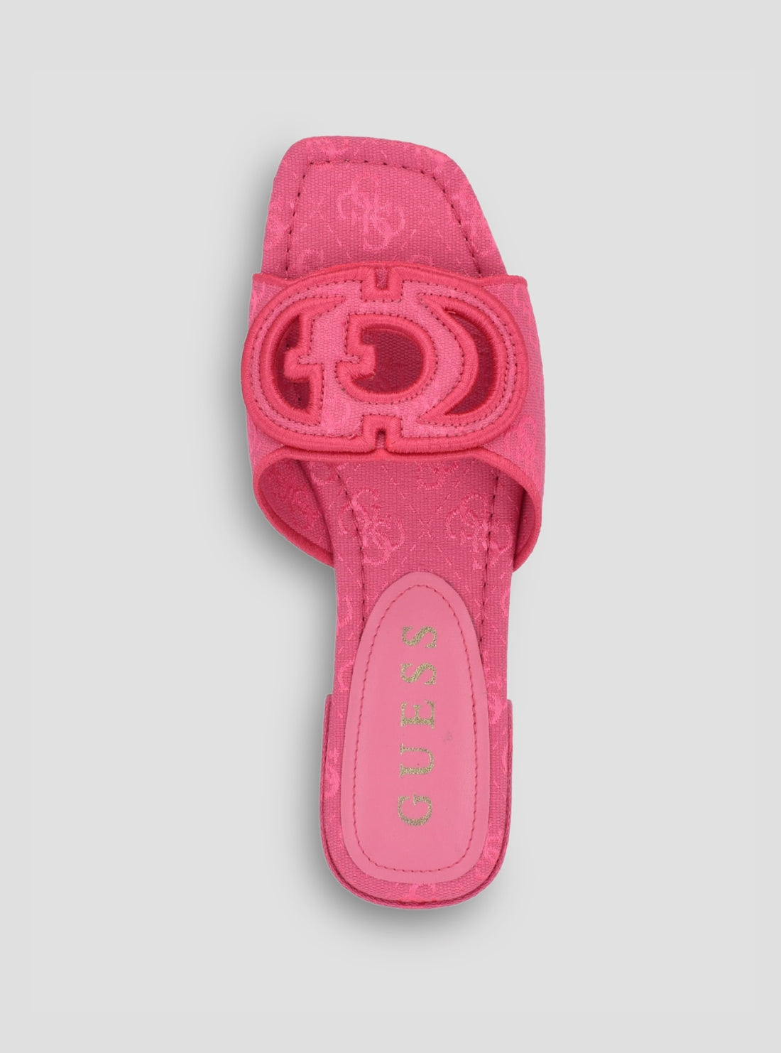 GUESS Footwear Pink Tarishae Slides TARISHAE Top View