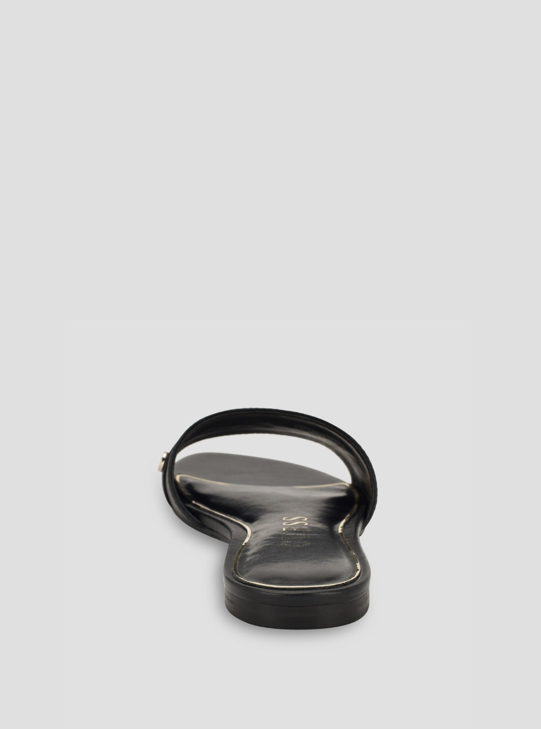 GUESS Footwear Black Tasam Flat Sandals TASAM Back View