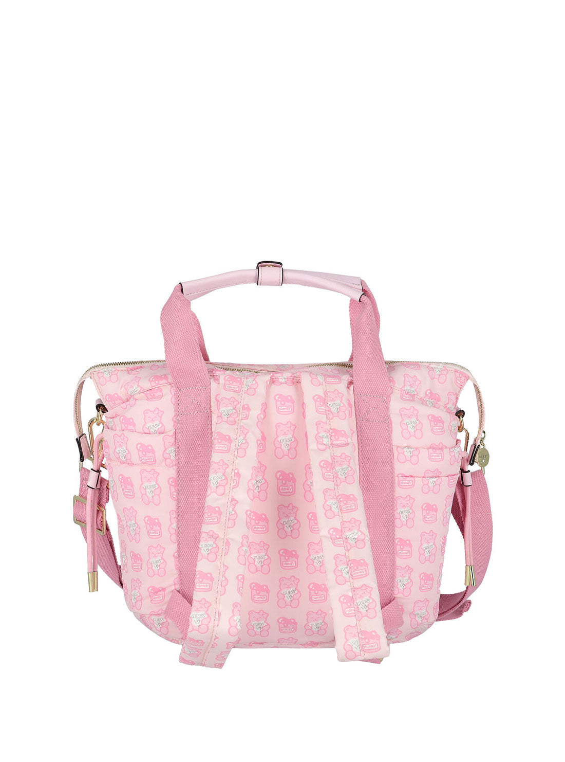 Pink Bear 3-Pack Mommy Baby Bag and Mat Set