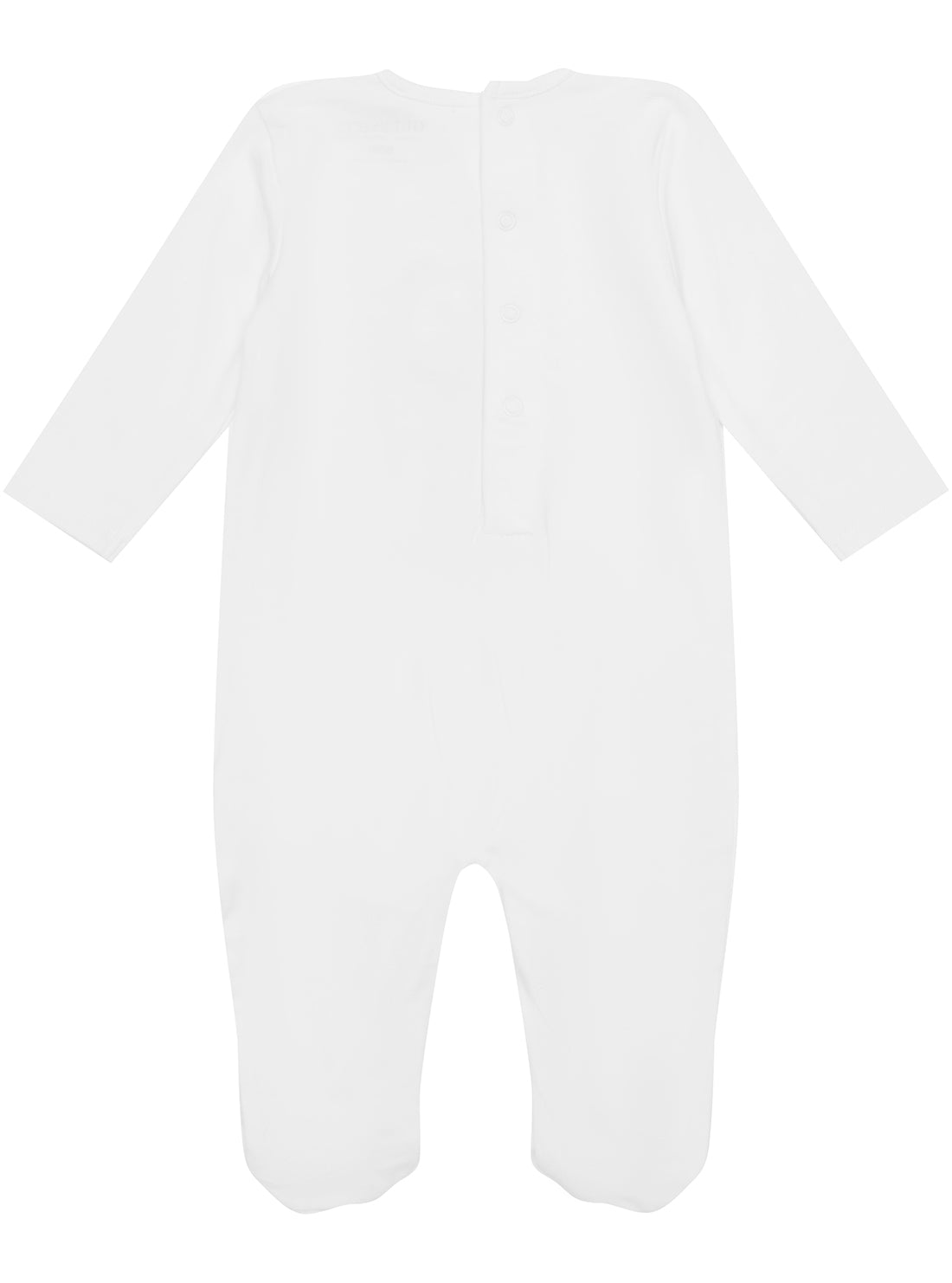 White Stretch Jersey Overall (0-12M)
