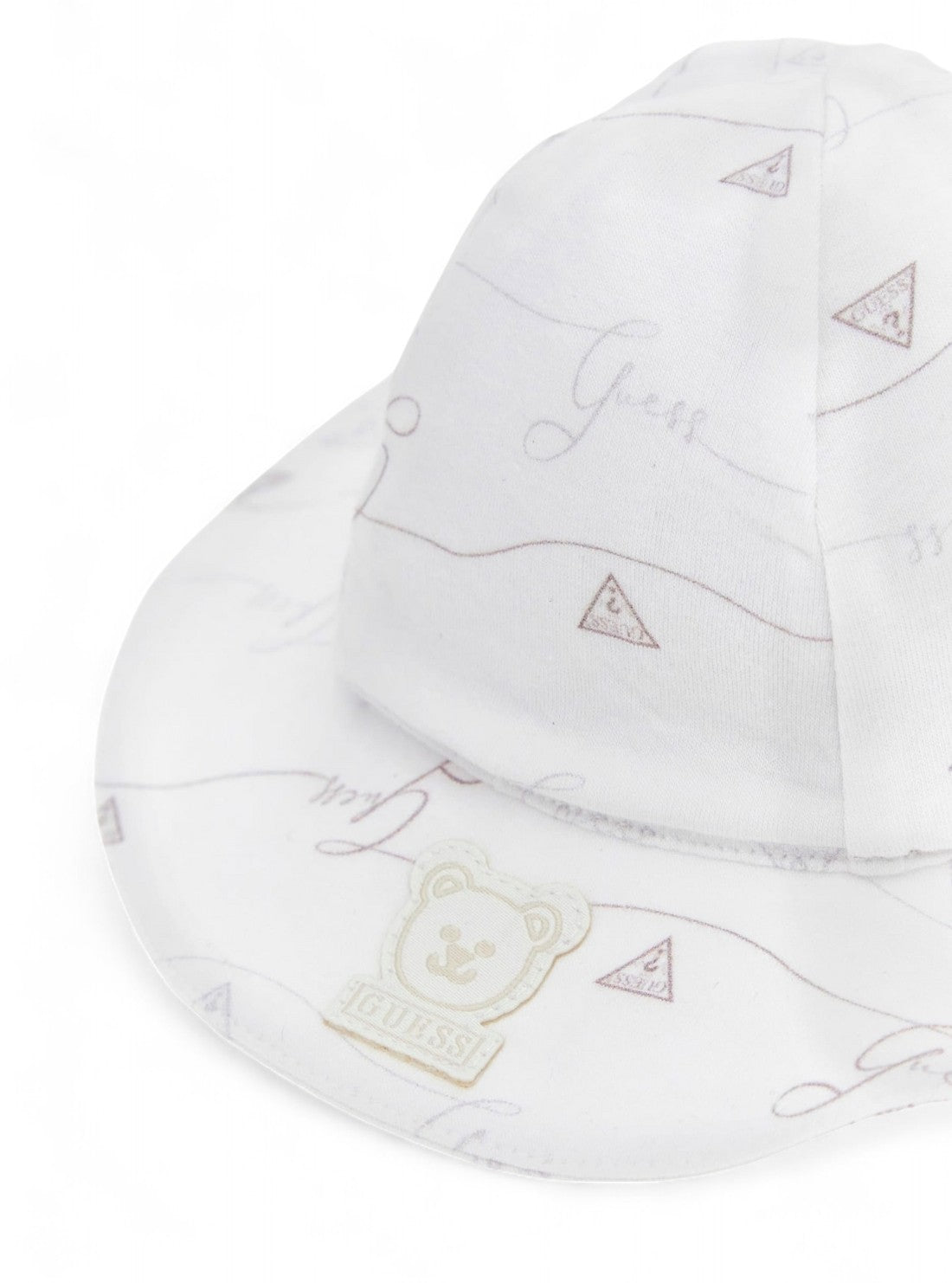 GUESS Kids White 3-Piece Essentials Baby Gift Set Side View