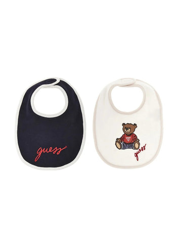 GUESS Kids Multi 2-Piece Bib Set H5YW17KA6W1 Front View