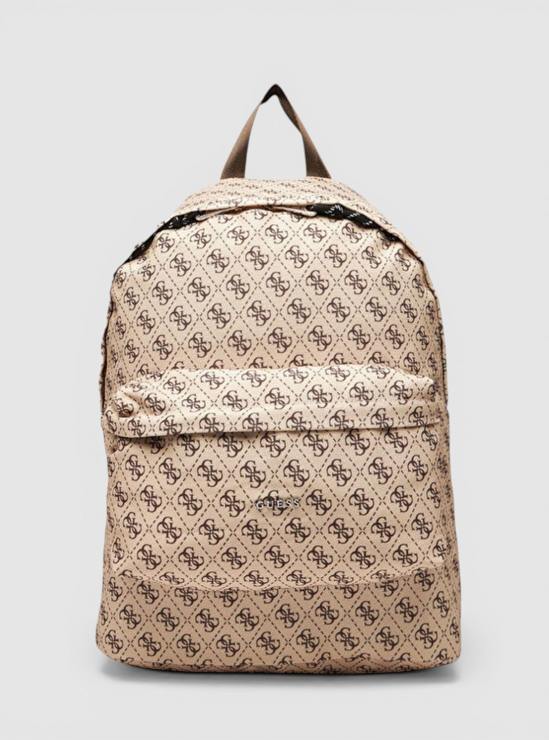 GUESS Tan and White Logo Backpack with Matching Wallet GUESS Pink Logo Backpack + Matching Wallet | Mercari main image 2