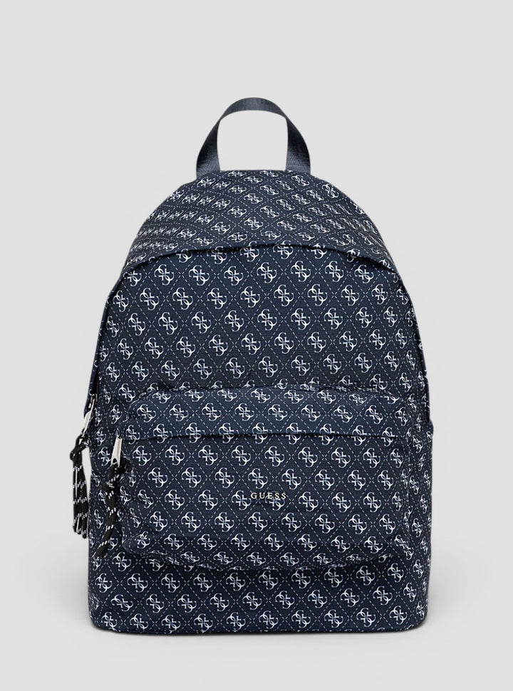 GUESS Kids Blue 4G Logo Backpack H5YZ00WGCS0 Front View1