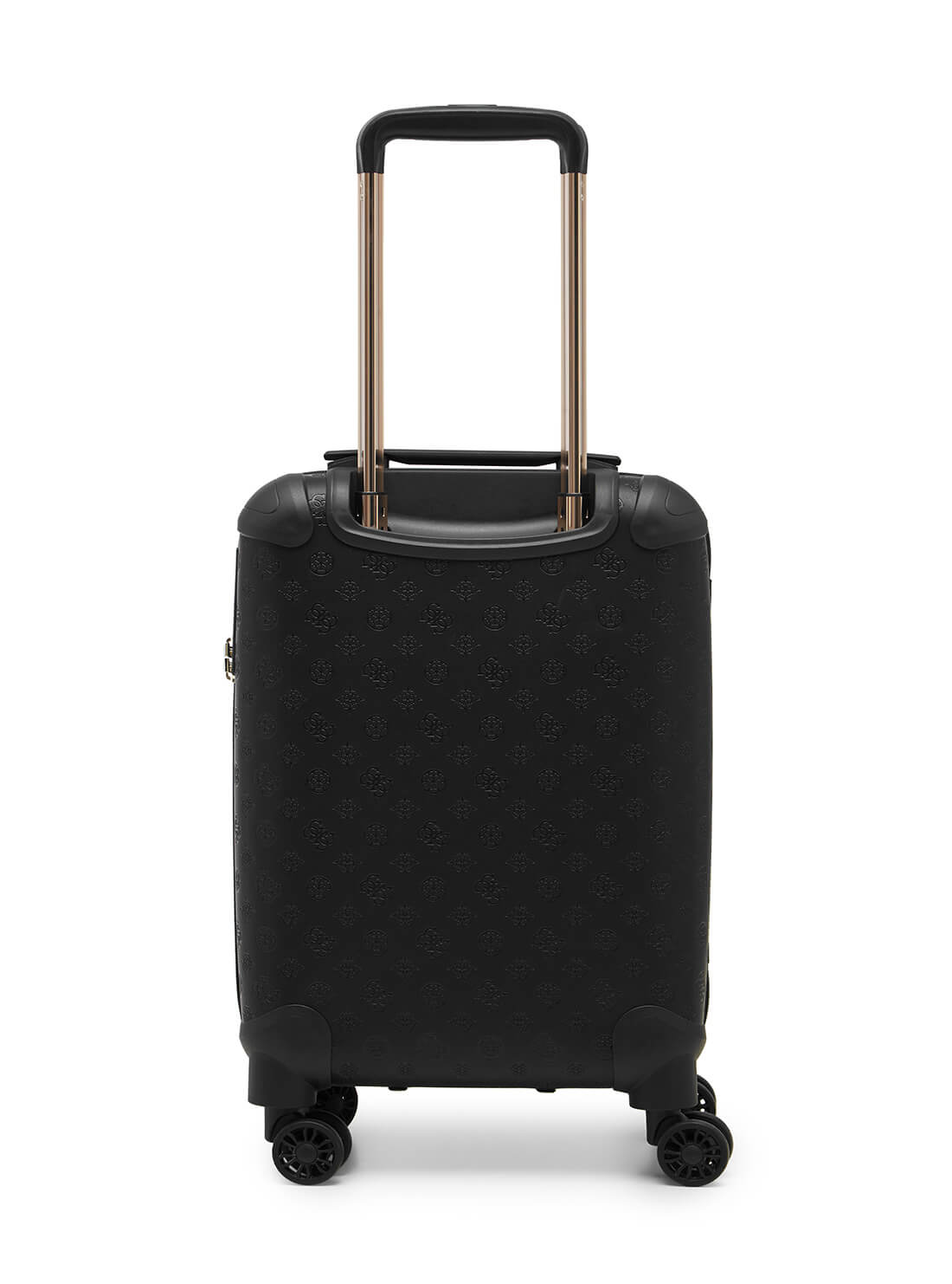 Black Wilder 53cm Suitcase | GUESS Luggage | back view