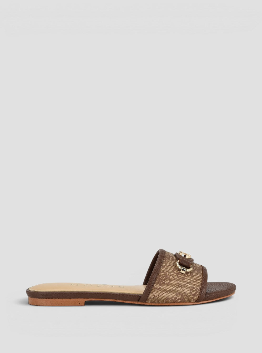 GUESS Footwear Brown Hammin Sandals HAMMIN Side View2