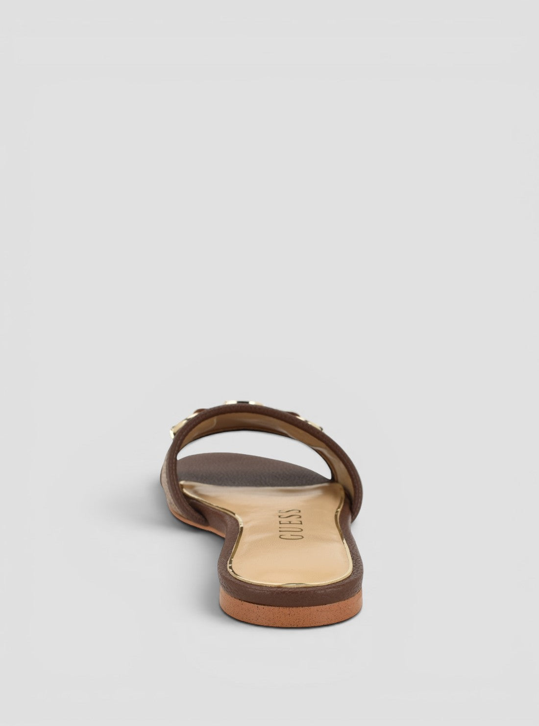 GUESS Footwear Brown Hammin Sandals HAMMIN Back View