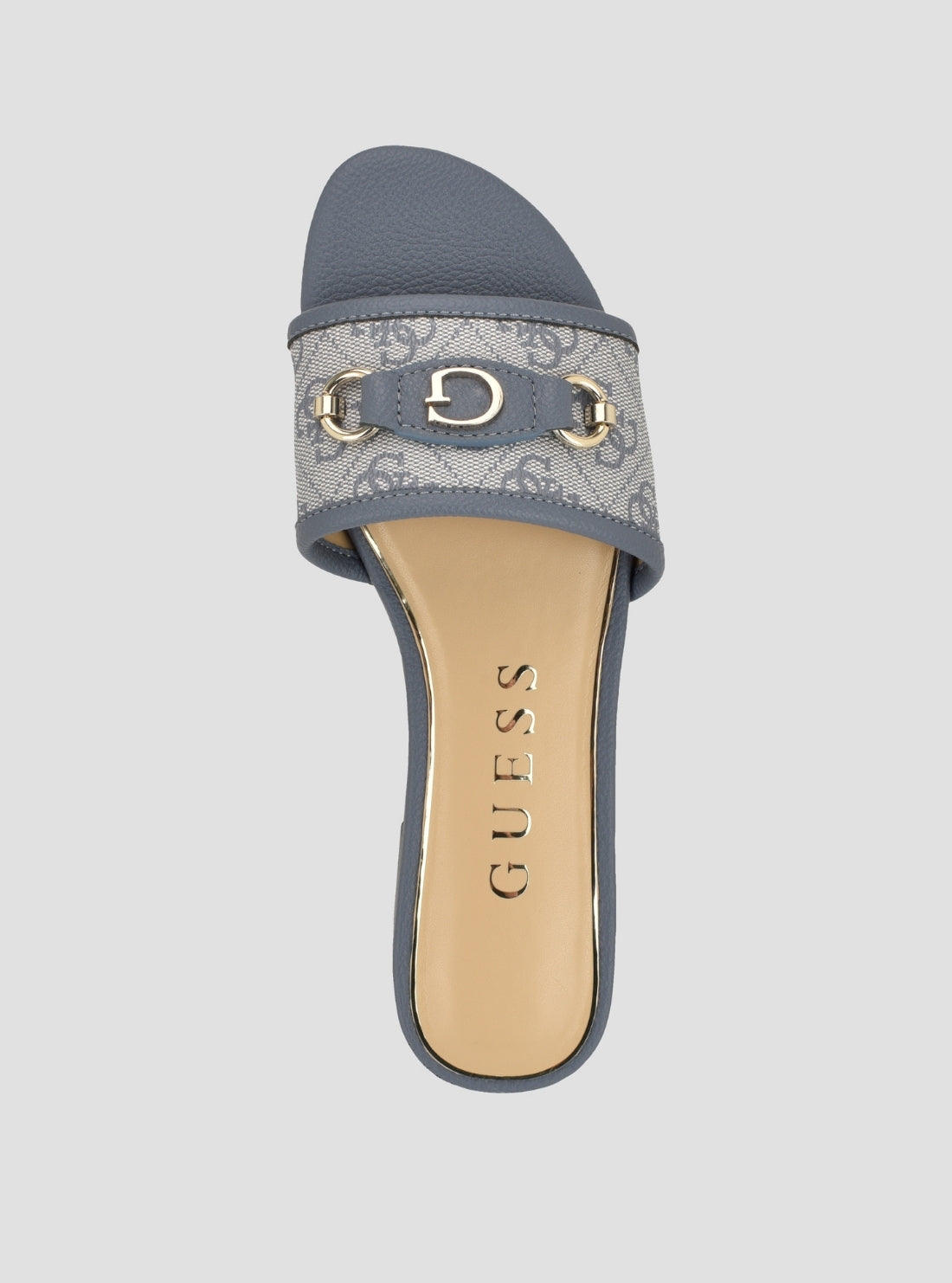 GUESS Footwear Light Grey Hammin Sandals HAMMIN Top View