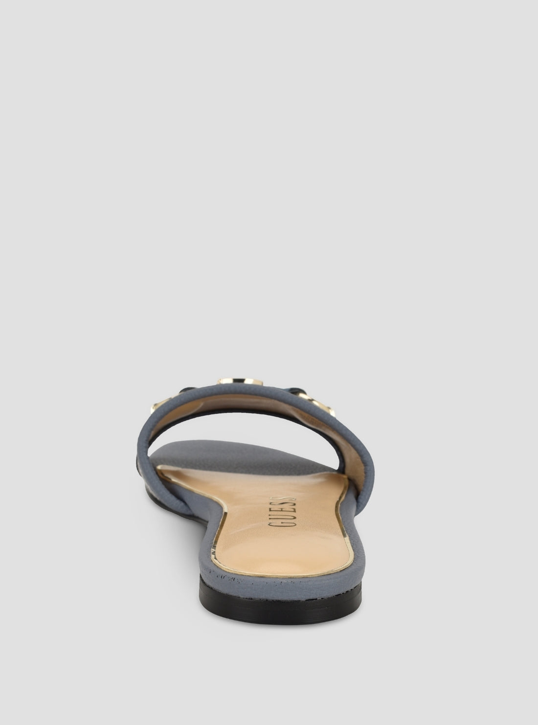 GUESS Footwear Light Grey Hammin Sandals HAMMIN Back View