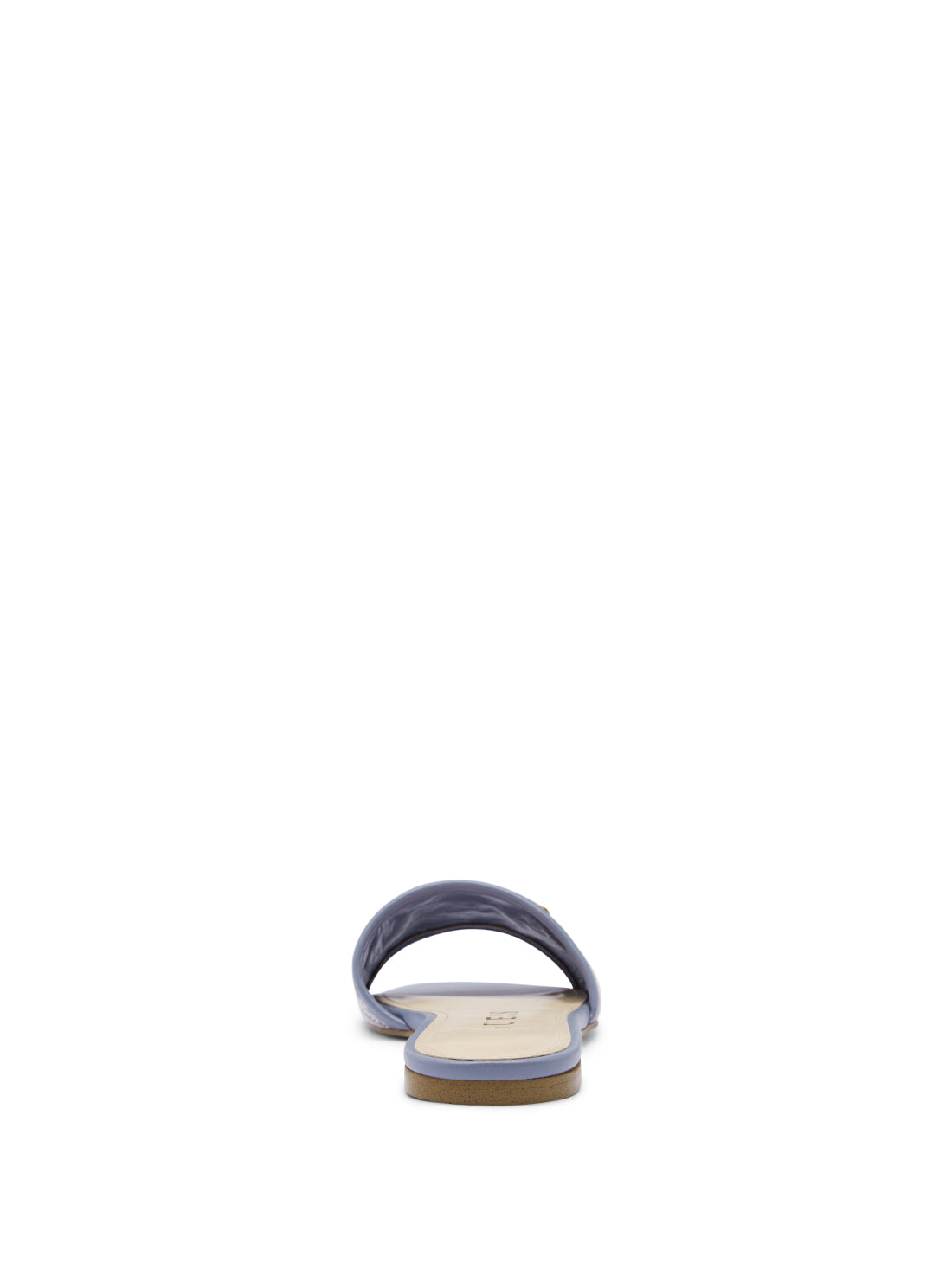 guess womens Blue Logo Hammi Slide Sandals back view