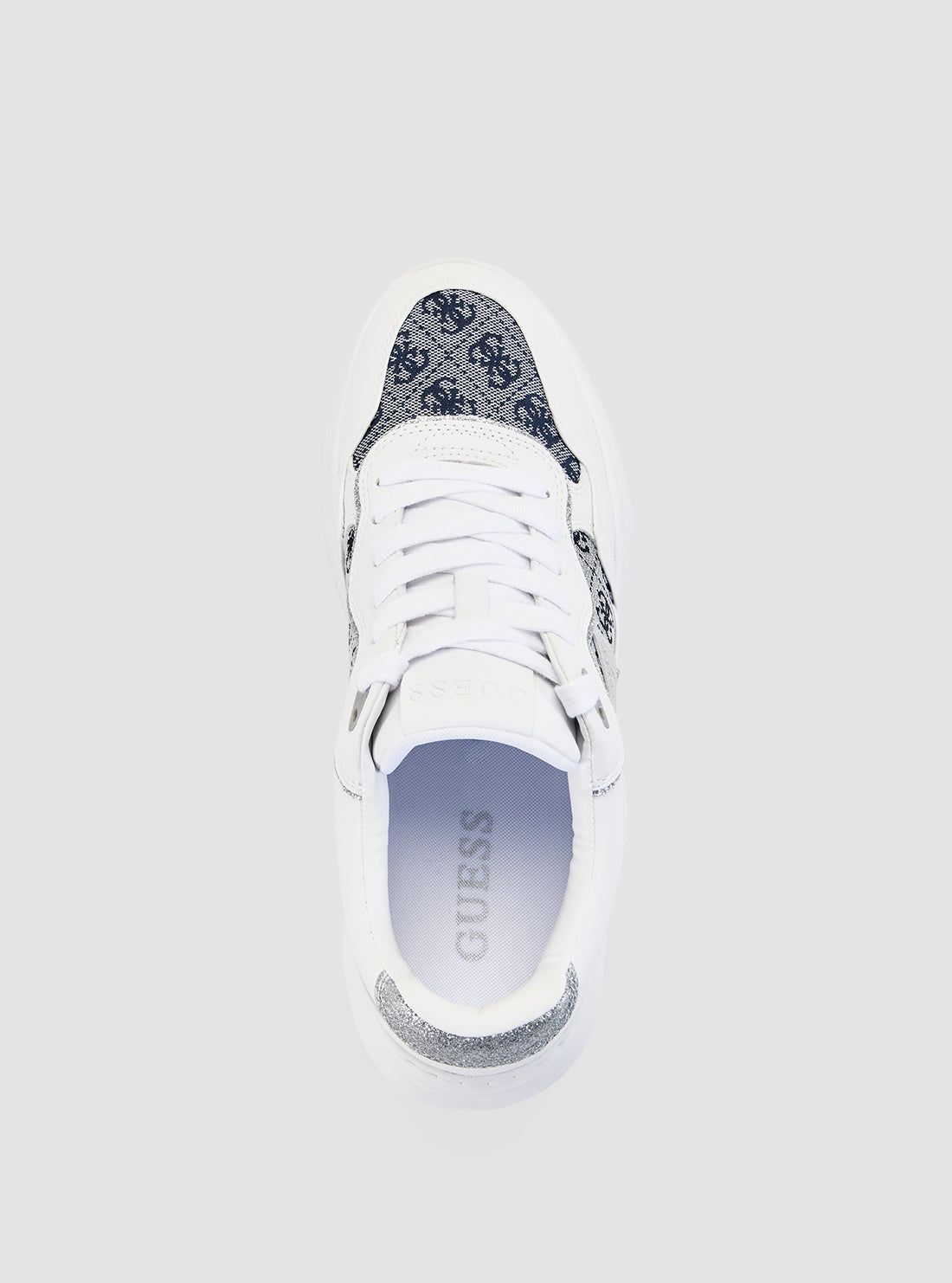 GUESS Footwear White Hapyy Chunky Sneakers HAPYY3 Top View