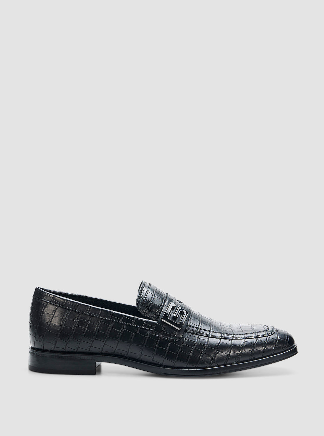 GUESS Mens Black Haren Loafers HAREN Side View