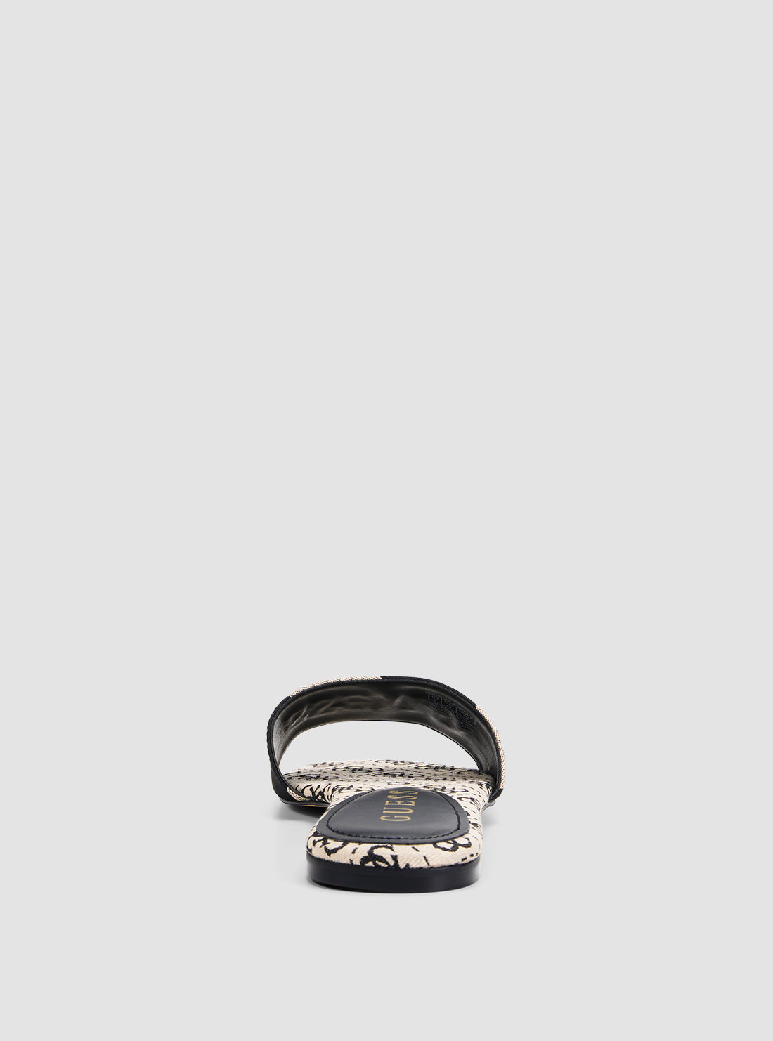 GUESS Footwear Black Harini Slides HARINI Back View