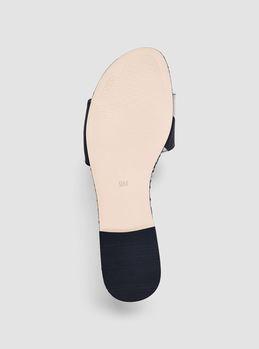 GUESS Footwear Black Harini Slides HARINI Bottom View