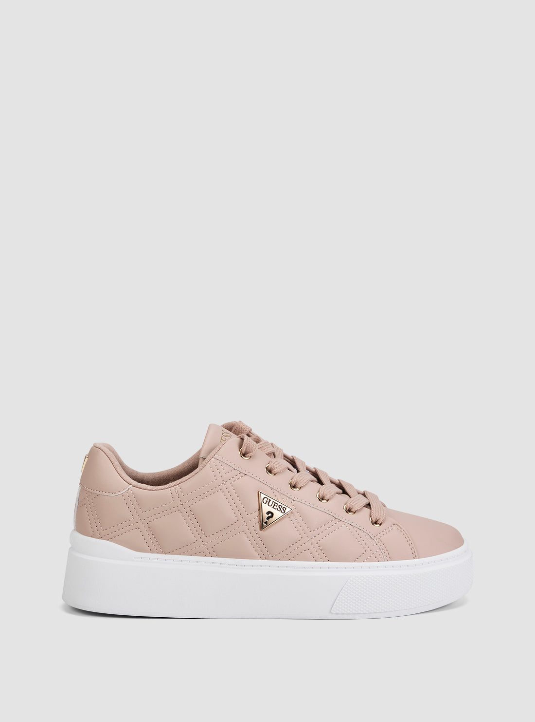 GUESS Footwear Pink Hazia Platform Sneakers HAZIA Side View