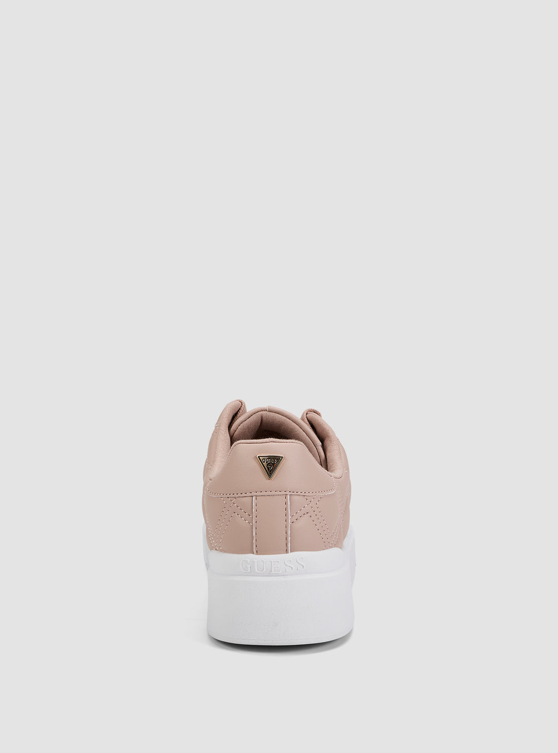 GUESS Footwear Pink Hazia Platform Sneakers HAZIA Back View