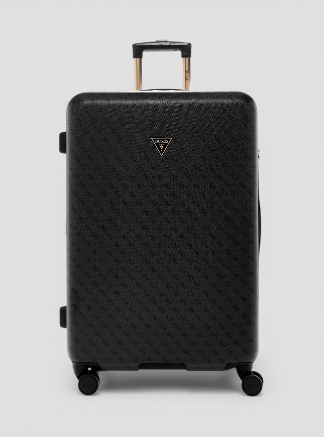 GUESS Luggage Coal Logo Jesco 71cm Suitcase HB838998 Front View