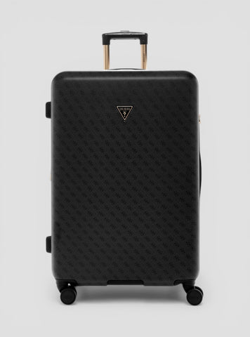 GUESS Luggage Coal Logo Jesco 71cm Suitcase HB838998 Front View