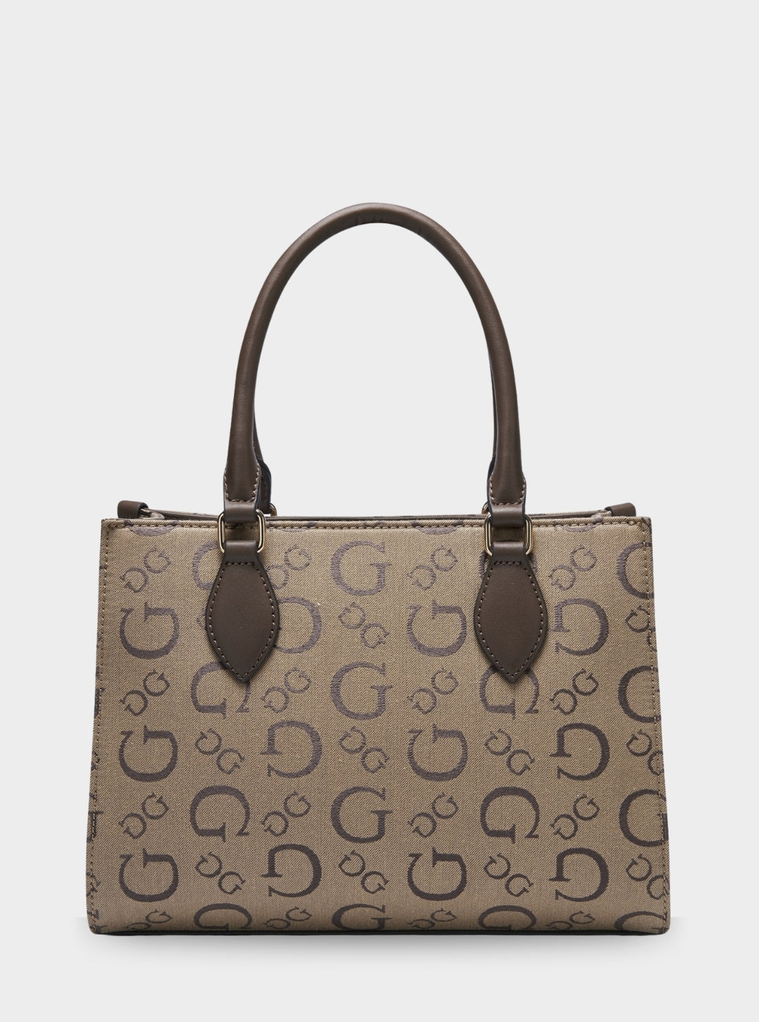 GUESS Womens Brown Oak Park Small Carryall Bag HG823822 Back View