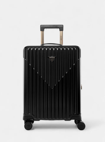 GUESS Womens Black Centennial 45cm Suitcase HN9675983 Front View