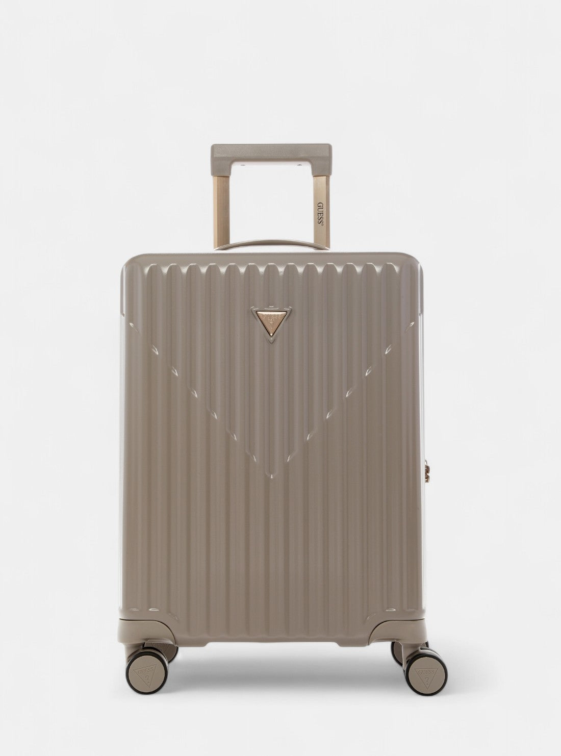 GUESS Womens Brown Centennial 45cm Suitcase HN9675983 Front View