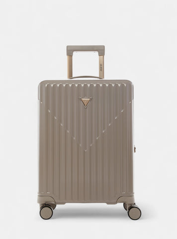 GUESS Womens Brown Centennial 45cm Suitcase HN9675983 Front View