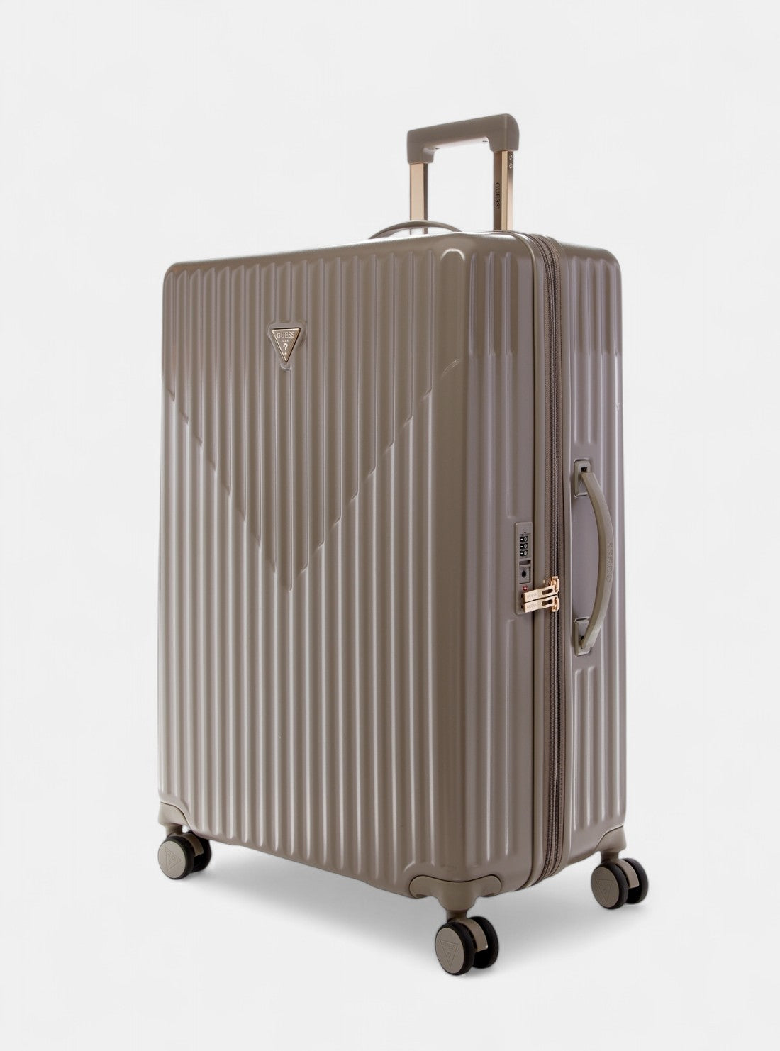 グレージュ38サイズ2 Brown Centennial 71cm Suitcase | GUESS