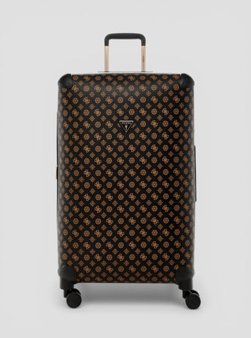 GUESS Accessories Brown Logo Wilder 71cm Suitcase HP7452988 Front View