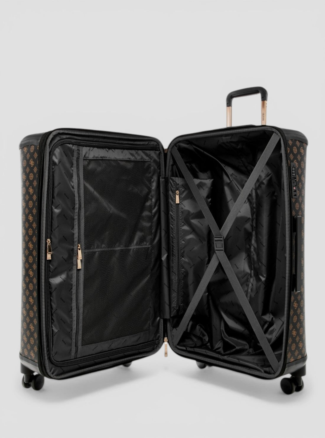 Brown Logo Wilder 71cm Suitcase | GUESS
