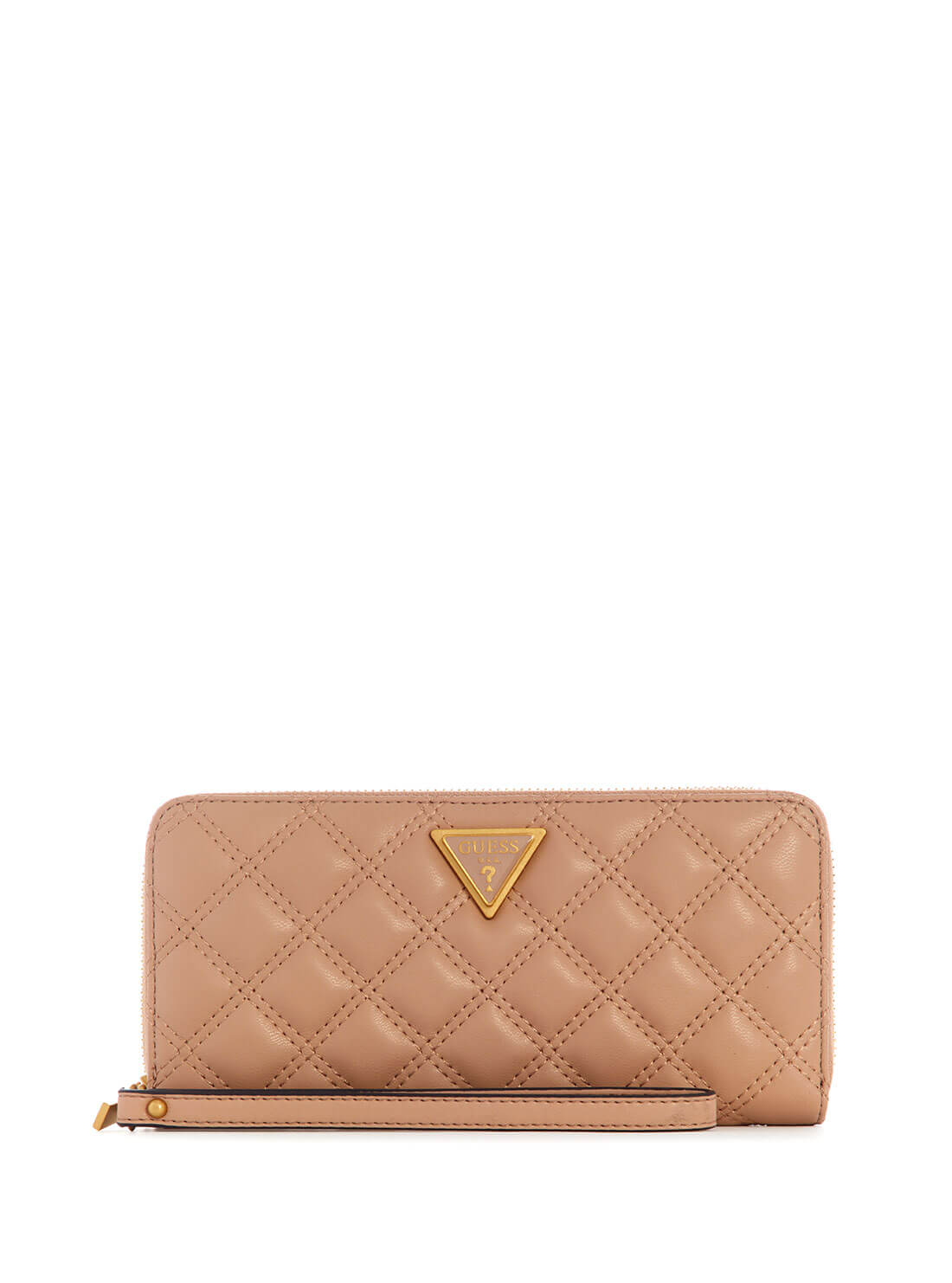 Women's Beige Giully Large Wallet front view