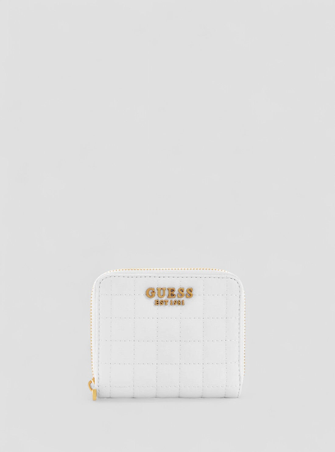 GUESS Womens White Tia Small Wallet HQA918737 Front View