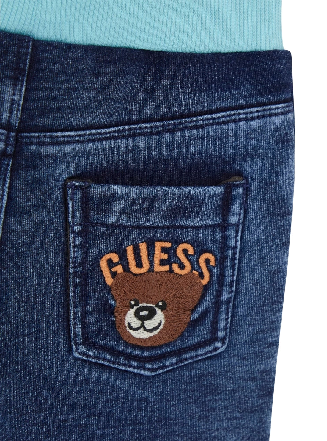GUESS Kids Teal Surf T-Shirt and Shorts Set (3-24m) Detail View_2