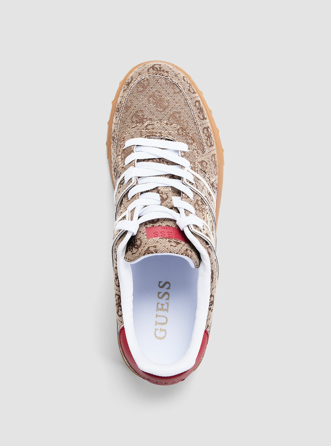 GUESS Footwear Brown Inart Sneakers INART7 Top View