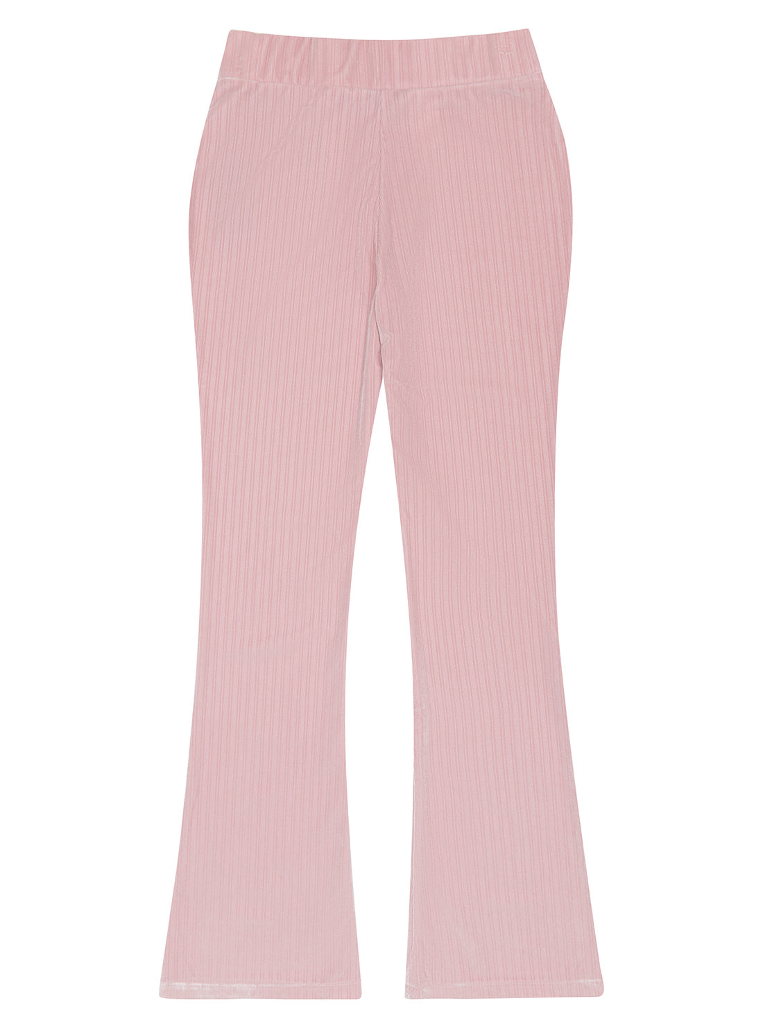 GUESS Pink Velour Long Pants (7-16) front view
