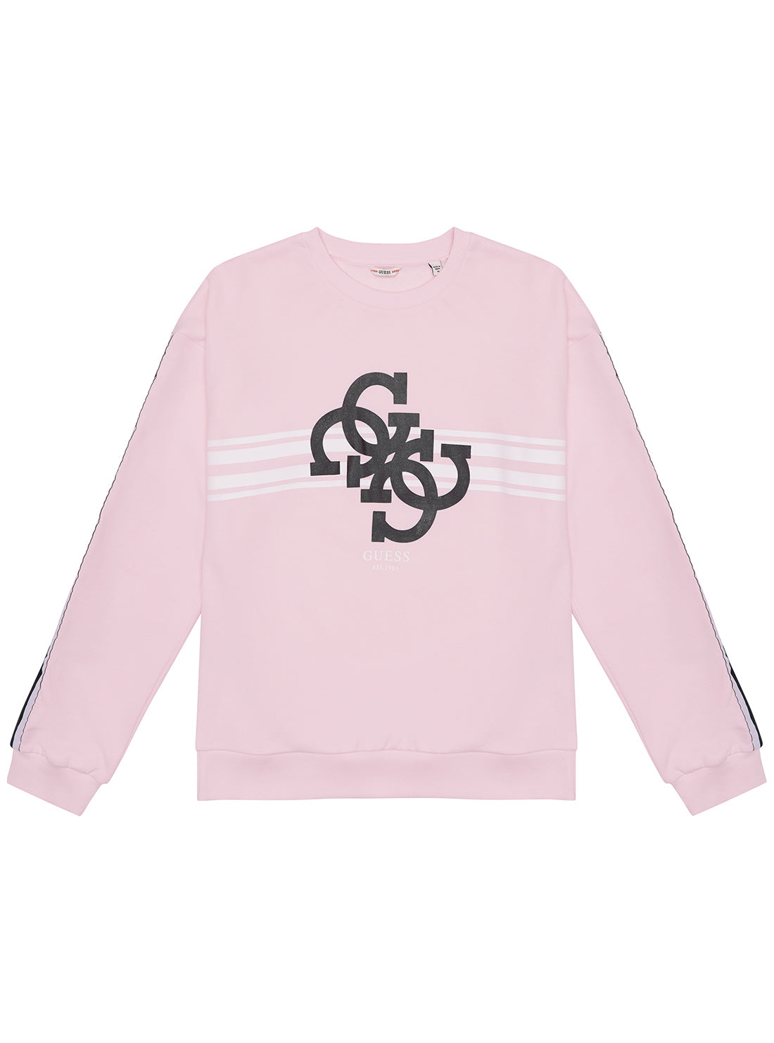 GUESS Pink Long Sleeve Jumper (7-16) front view